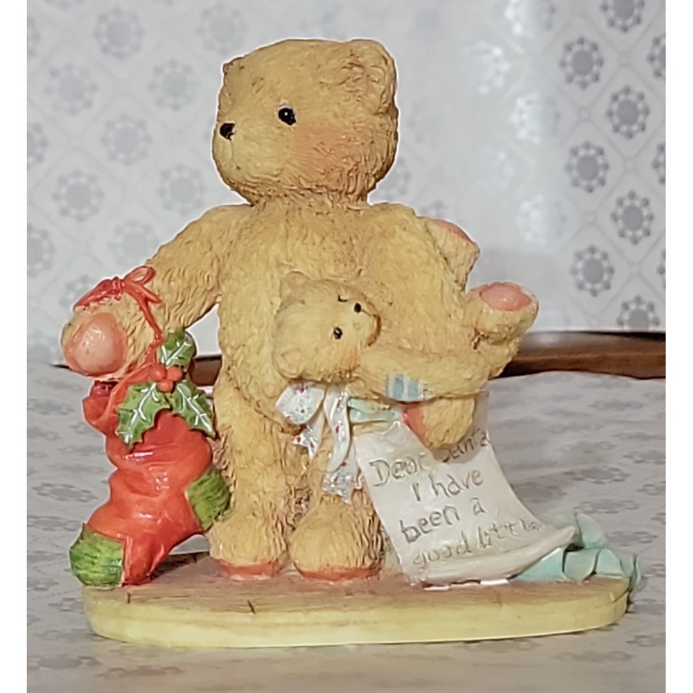 Cherished Teddies Jacob Wishing For Love Bear with Stocking Figurine 950734